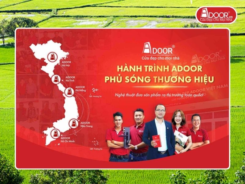 Chi nhánh Adoor phủ rộng toàn quốc phục vụ khách hàng tại Châu Đốc