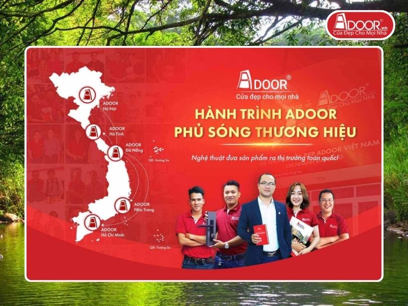 Chi nhánh Adoor phủ rộng toàn quốc phục vụ khách hàng tại Đồng Xoài