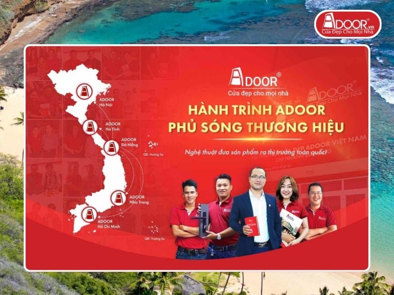 Chi nhánh Adoor phủ rộng toàn quốc phục vụ khách hàng tại Hội An