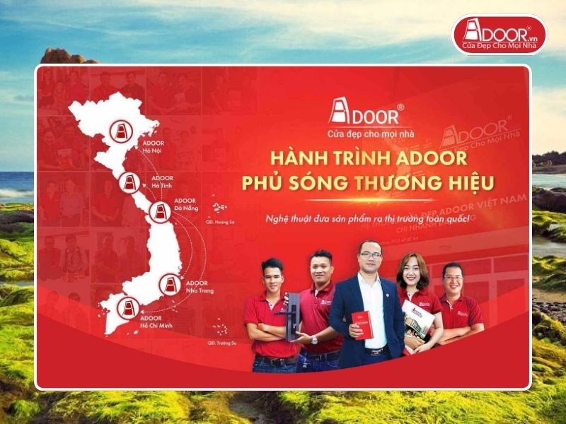 Chi nhánh Adoor phủ rộng toàn quốc phục vụ khách hàng tại Phan Thiết