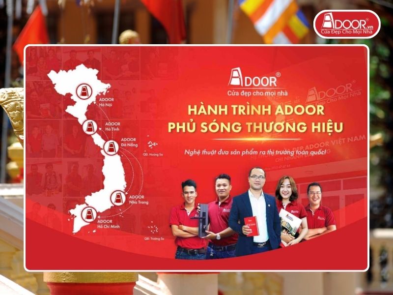 Chi nhánh Adoor phủ rộng toàn quốc phục vụ khách hàng tại Sóc Trăng