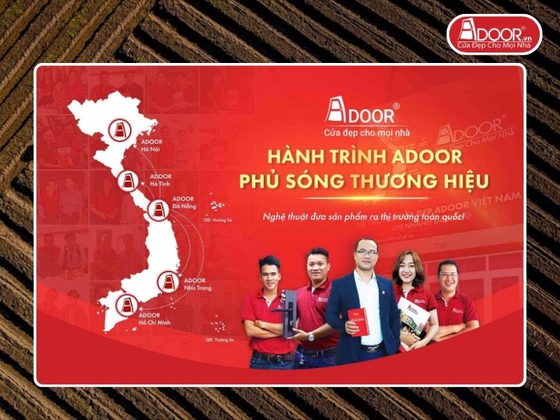 Chi nhánh Adoor phủ rộng toàn quốc phục vụ khách hàng tại Trà Vinh