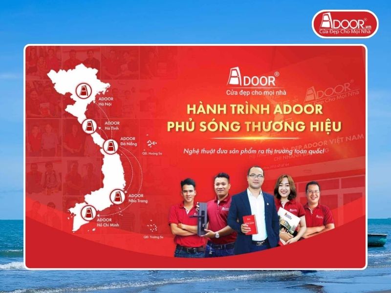 Chi nhánh Adoor phủ rộng toàn quốc phục vụ khách hàng tại Trà Vinh