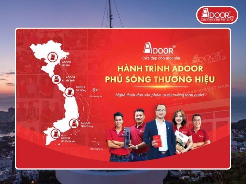 Chi nhánh Adoor phủ rộng toàn quốc phục vụ khách hàng tại Vũng Tàu