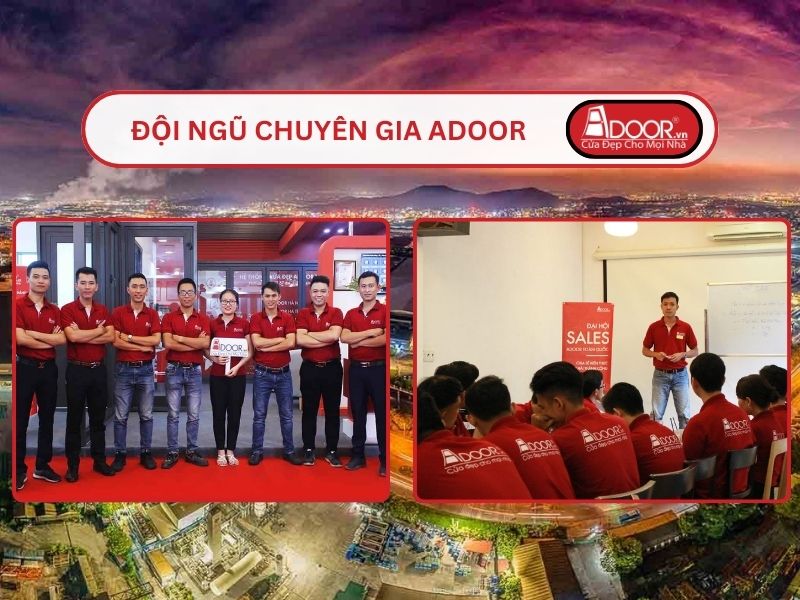 Đội ngũ Adoor chuyên nghiệp phục vụ khách hàng tại Bắc Ninh
