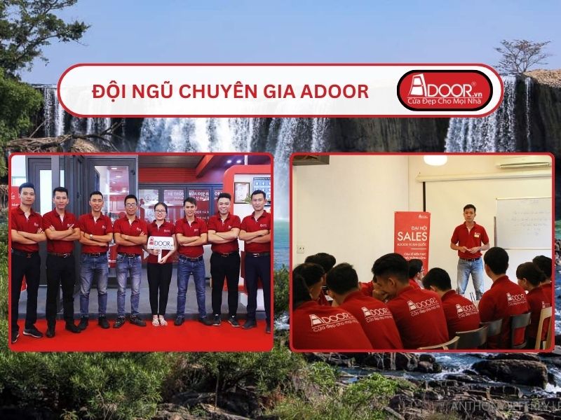 Đội ngũ Adoor chuyên nghiệp phục vụ khách hàng tại Buôn Ma Thuột
