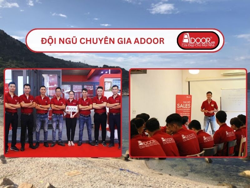 Đội ngũ Adoor chuyên nghiệp phục vụ khách hàng tại Cam Ranh