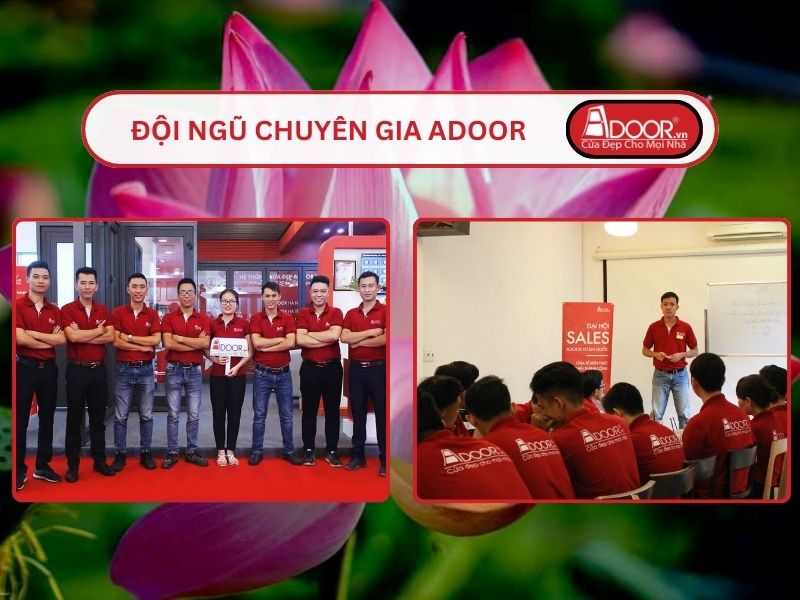 Đội ngũ Adoor chuyên nghiệp phục vụ khách hàng tại Cao Lãnh