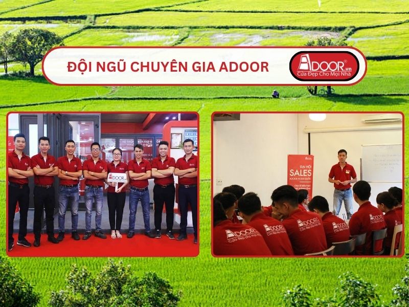 Đội ngũ Adoor chuyên nghiệp phục vụ khách hàng tại Châu Đốc