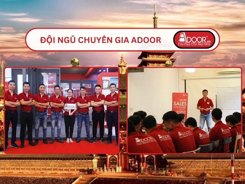 Đội ngũ Adoor chuyên nghiệp phục vụ khách hàng tại Gia Lai