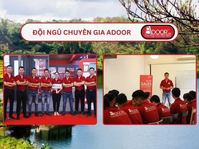 Đội ngũ Adoor chuyên nghiệp phục vụ khách hàng tại Gia Lai
