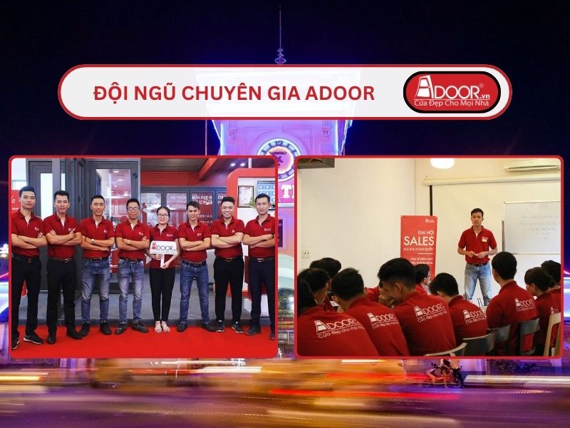 Đội ngũ Adoor chuyên nghiệp phục vụ khách hàng tại Hồ Chí Minh
