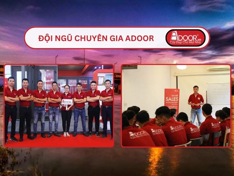 Đội ngũ Adoor chuyên nghiệp phục vụ khách hàng tại Kon Tum