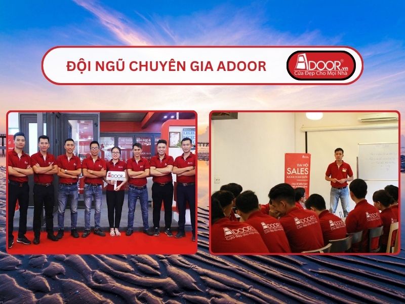 Đội ngũ Adoor chuyên nghiệp phục vụ khách hàng tại Mỹ Tho