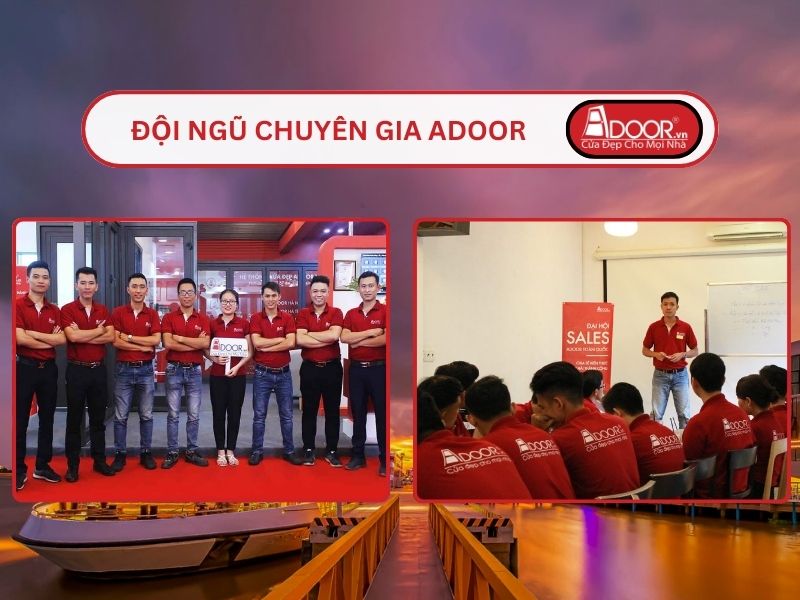 Đội ngũ Adoor chuyên nghiệp phục vụ khách hàng tại Mỹ Tho