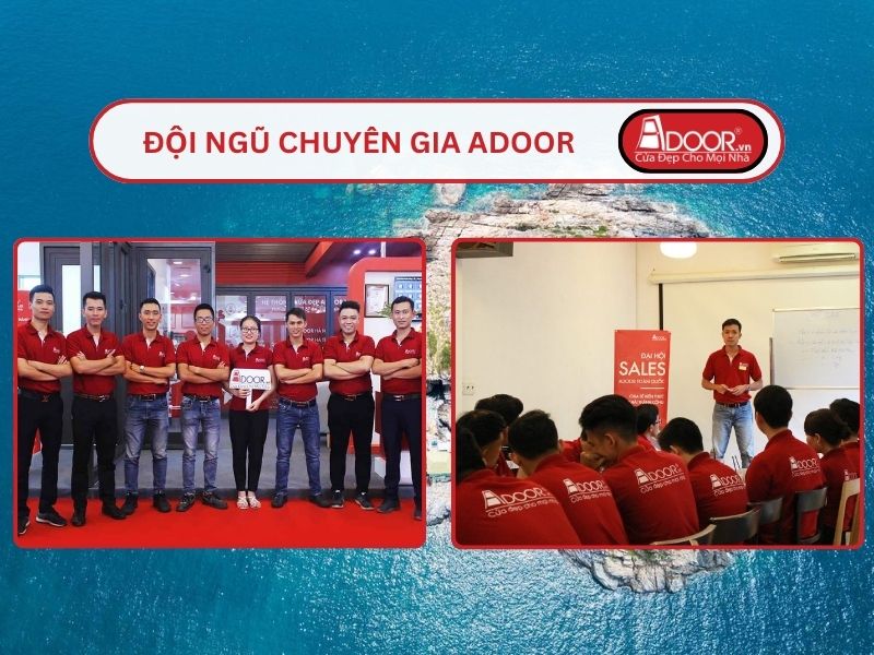 Đội ngũ Adoor chuyên nghiệp phục vụ khách hàng tại Nha Trang