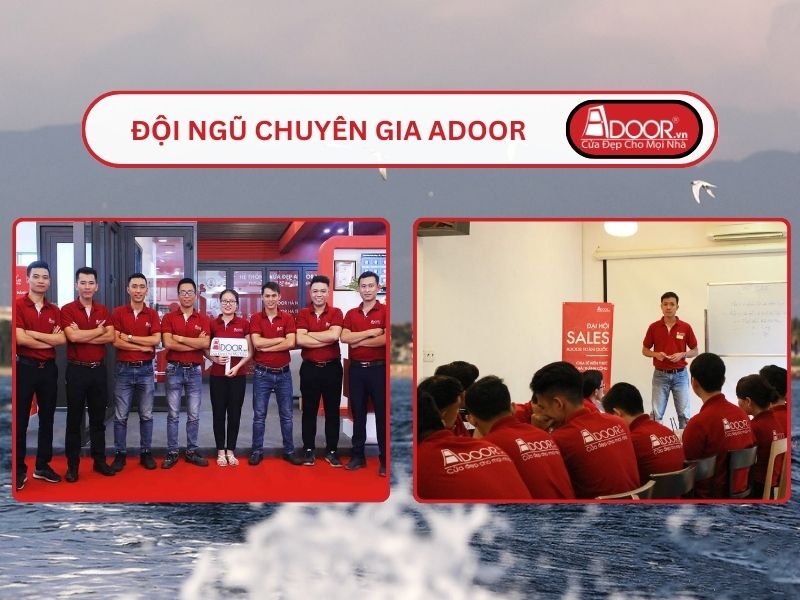 Đội ngũ Adoor chuyên nghiệp phục vụ khách hàng tại Quảng Nam