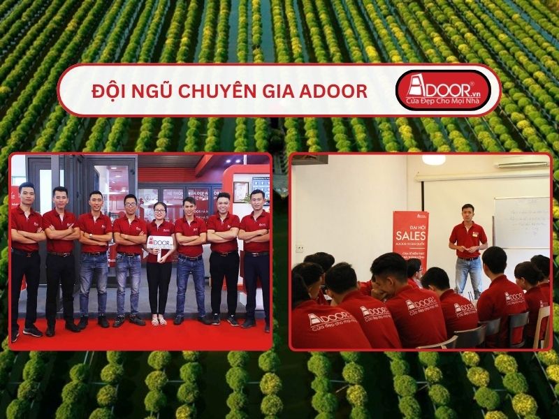 Đội ngũ Adoor chuyên nghiệp phục vụ khách hàng tại Sa Đéc