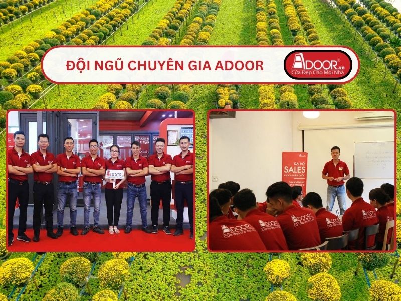 Đội ngũ Adoor chuyên nghiệp phục vụ khách hàng tại Sa Đéc