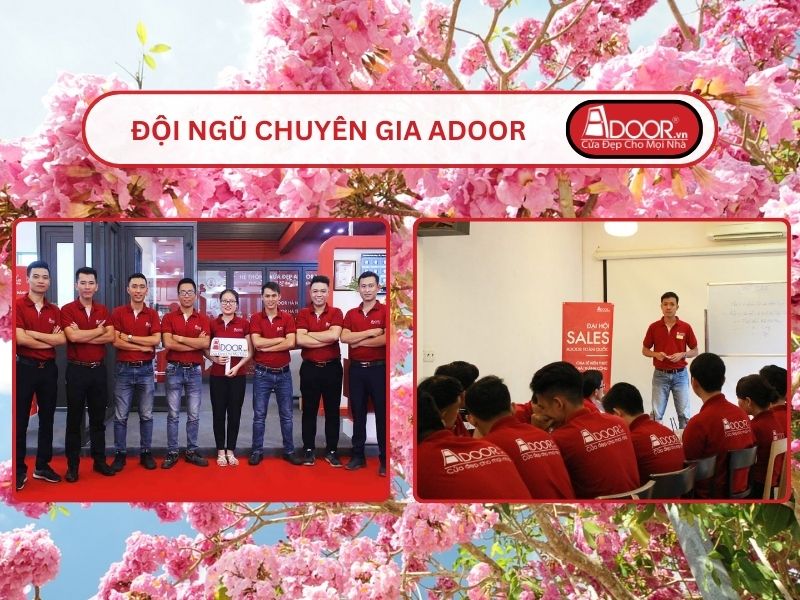 Đội ngũ Adoor chuyên nghiệp phục vụ khách hàng tại Sóc Trăng