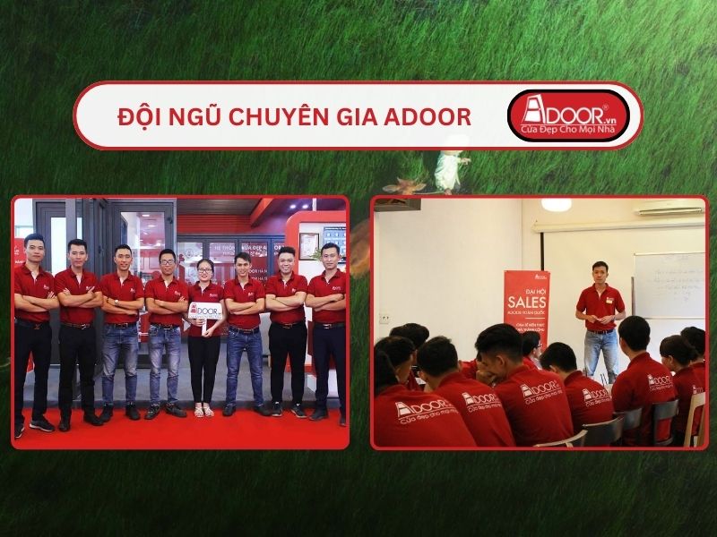 Đội ngũ Adoor chuyên nghiệp phục vụ khách hàng tại Tam Kỳ