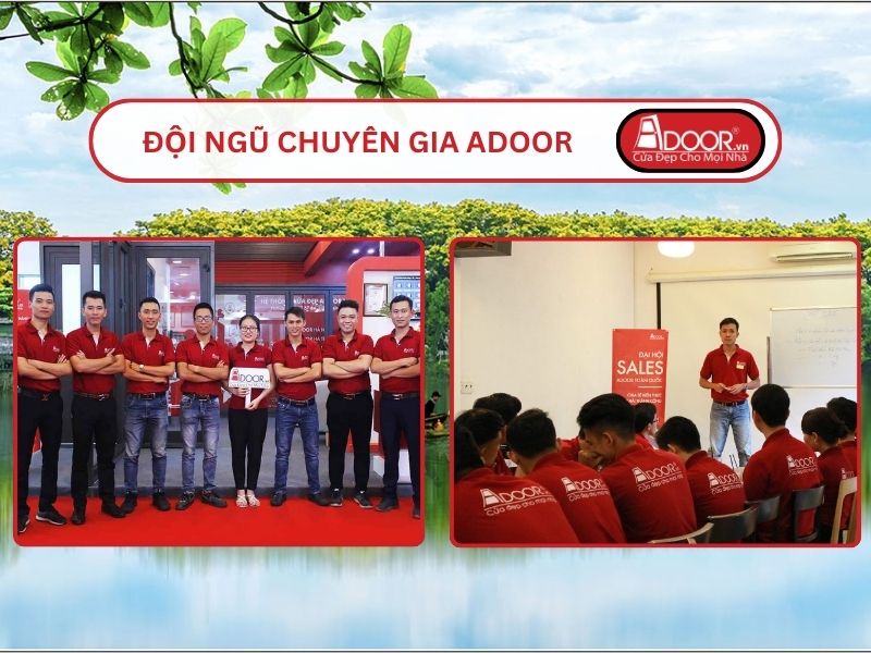 Đội ngũ Adoor chuyên nghiệp phục vụ khách hàng tại Tam Kỳ