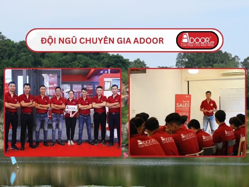 Đội ngũ Adoor chuyên nghiệp phục vụ khách hàng tại Tân Uyên