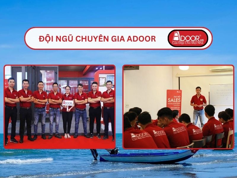 Đội ngũ Adoor chuyên nghiệp phục vụ khách hàng tại Trà Vinh