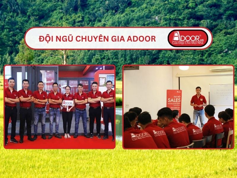Đội ngũ Adoor chuyên nghiệp phục vụ khách hàng tại Tuy Hòa