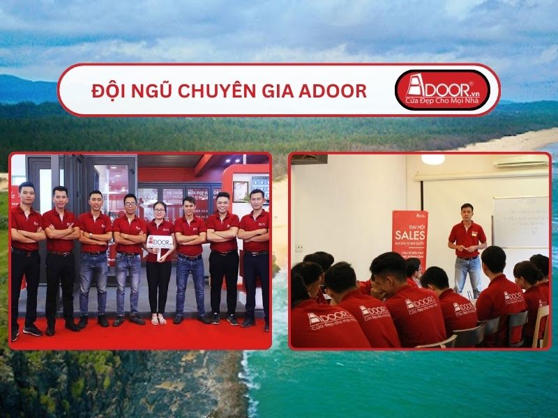 Đội ngũ Adoor chuyên nghiệp phục vụ khách hàng tại Tuy Hòa