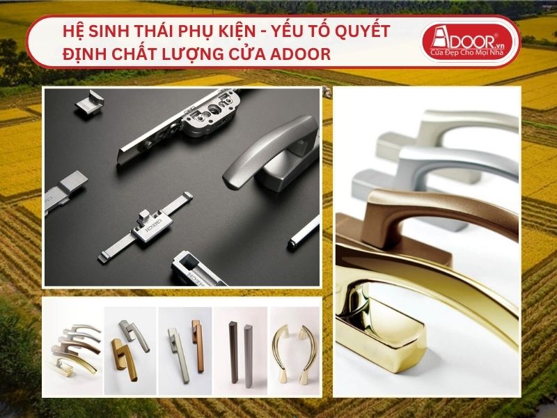 Hệ Sinh Thái Phụ Kiện - Yếu Tố Quyết Định Chất Lượng Cửa Adoor Tại Cao Lãnh