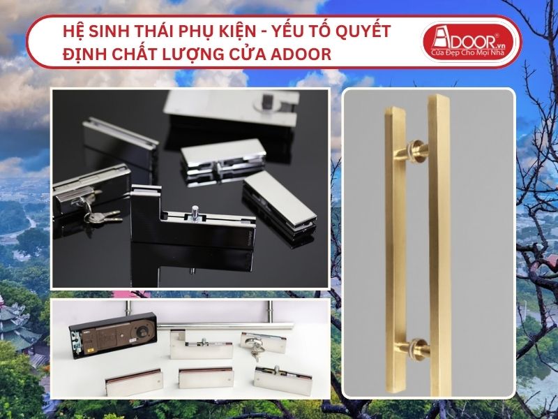 Hệ Sinh Thái Phụ Kiện - Yếu Tố Quyết Định Chất Lượng Cửa Adoor Tại Dĩ An