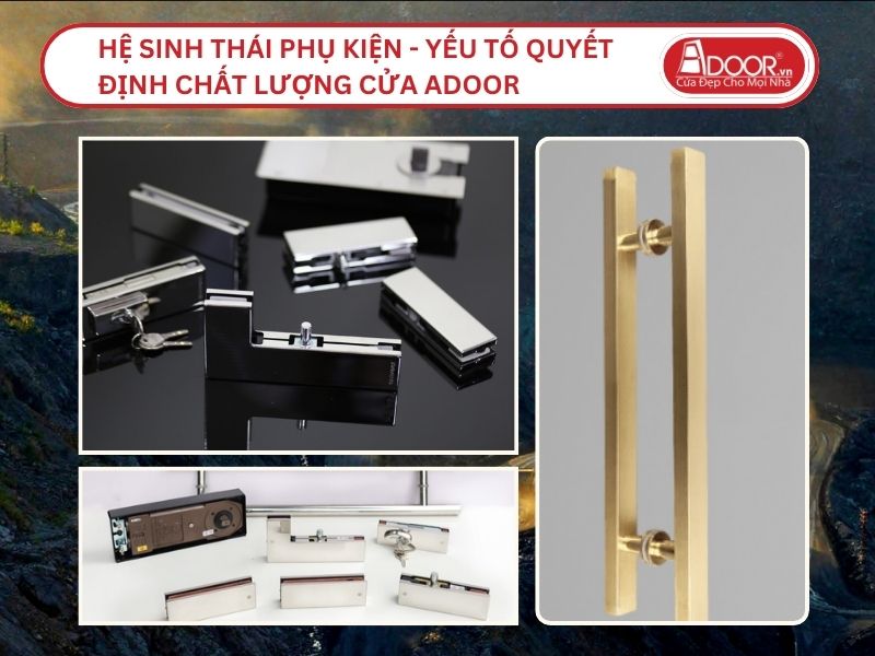 Hệ Sinh Thái Phụ Kiện - Yếu Tố Quyết Định Chất Lượng Cửa Adoor Tại Quảng Ninh