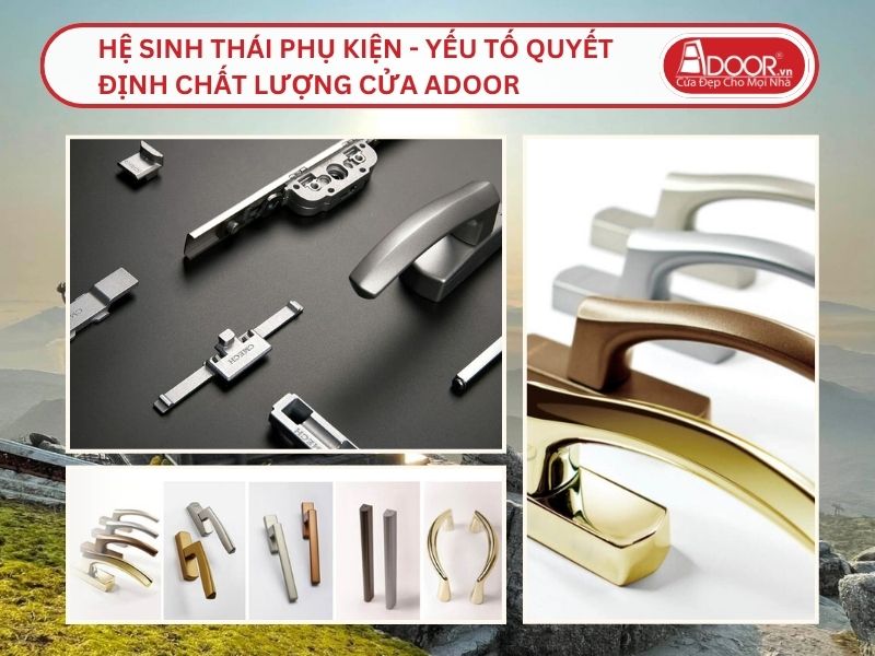 Hệ Sinh Thái Phụ Kiện - Yếu Tố Quyết Định Chất Lượng Cửa Adoor Tại Quảng Ninh