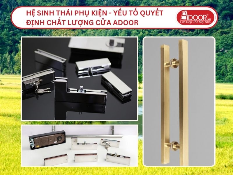 Hệ Sinh Thái Phụ Kiện - Yếu Tố Quyết Định Chất Lượng Cửa Adoor Tại Tuy Hòa
