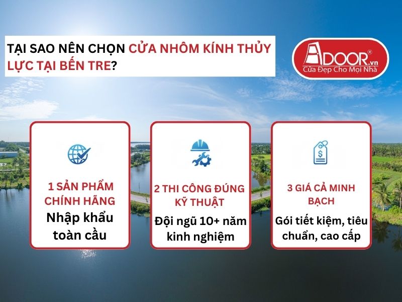 Lợi thế vượt trội của Adoor mang lại cho khách hàng Bến Tre