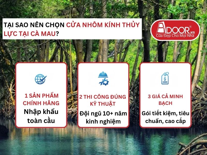 Lợi thế vượt trội của Adoor mang lại cho khách hàng Cà Mau