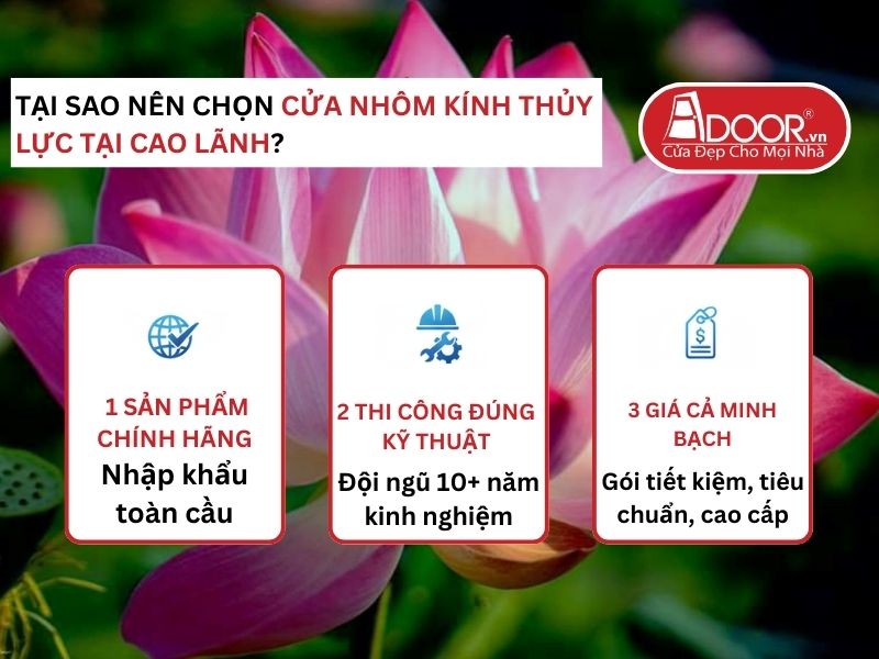 Lợi thế vượt trội của Adoor mang lại cho khách hàng Cao Lãnh