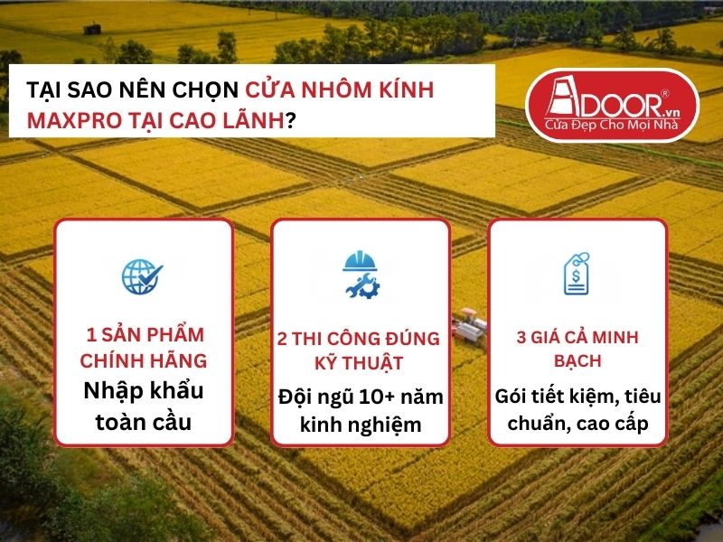 Lợi thế vượt trội của Adoor mang lại cho khách hàng Cao Lãnh