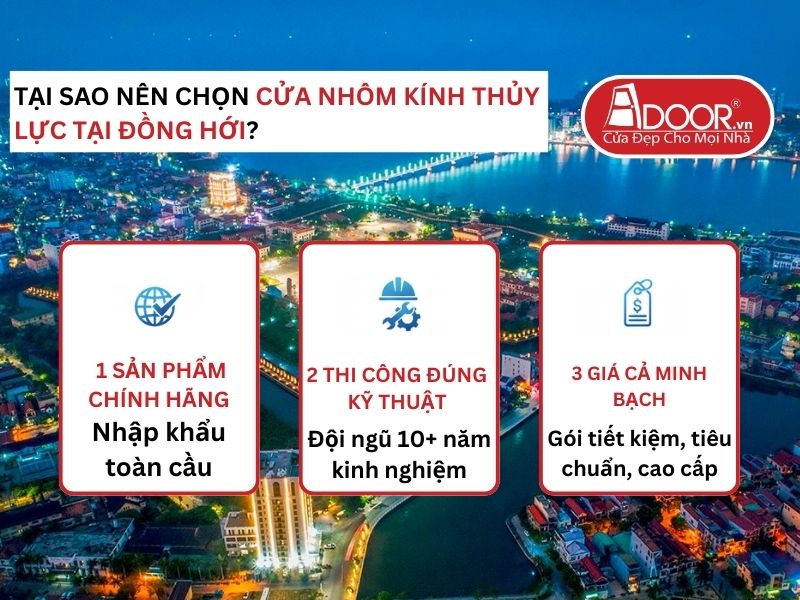 Lợi thế vượt trội của Adoor mang lại cho khách hàng Đồng Hới