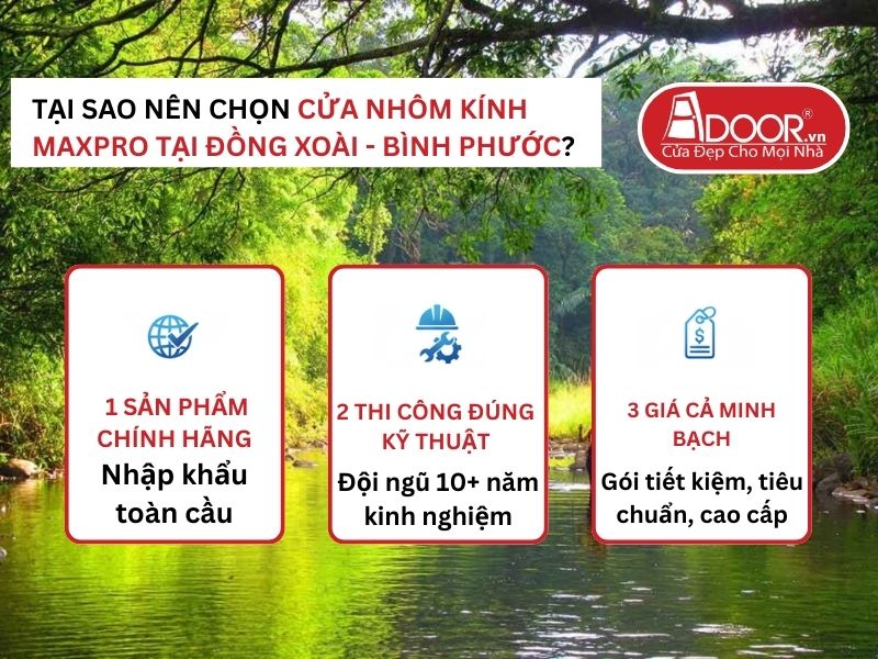 Lợi thế vượt trội của Adoor mang lại cho khách hàng Đồng Xoài