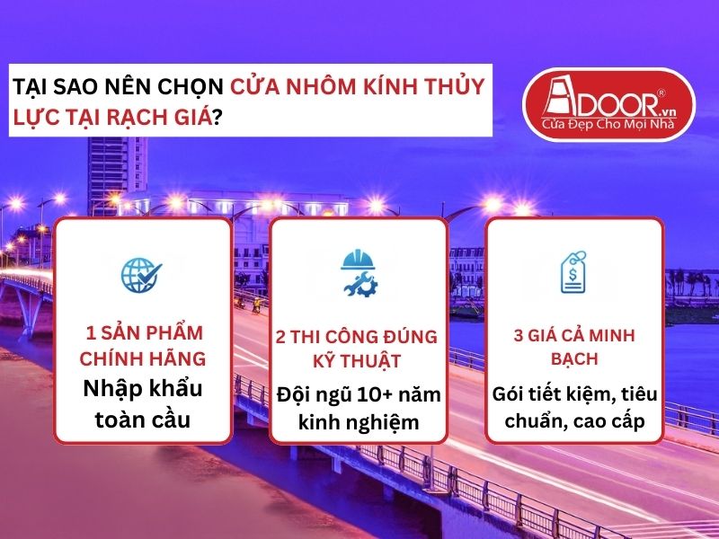 Lợi thế vượt trội của Adoor mang lại cho khách hàng Rạch Giá