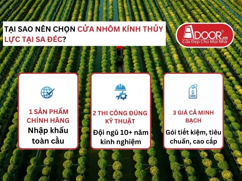 Lợi thế vượt trội của Adoor mang lại cho khách hàng Sa Đéc