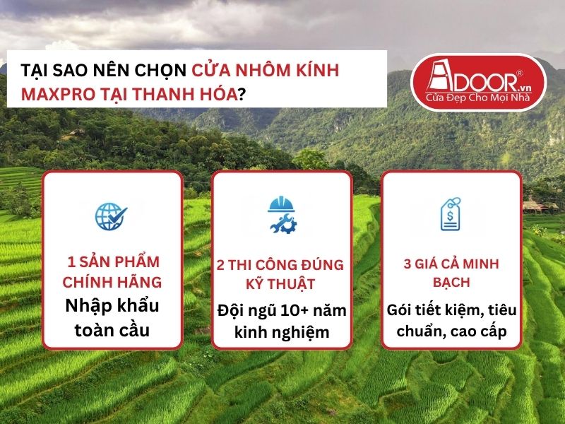 Lợi thế vượt trội của Adoor mang lại cho khách hàng Thanh Hóa