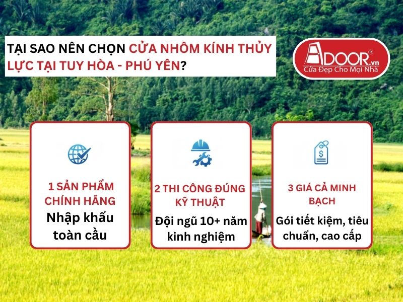 Lợi thế vượt trội của Adoor mang lại cho khách hàng Tuy Hòa