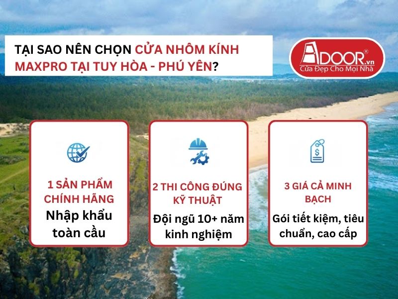 Lợi thế vượt trội của Adoor mang lại cho khách hàng Tuy Hòa