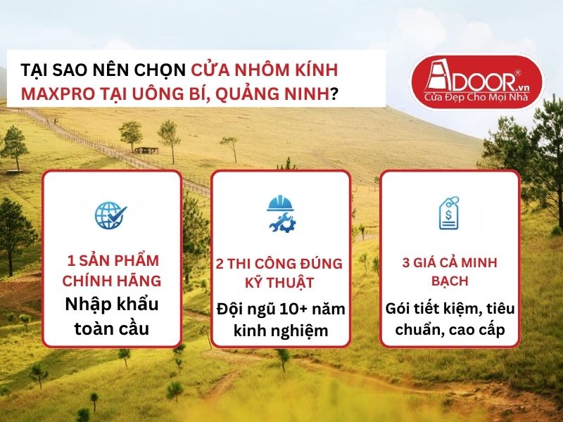 Lợi thế vượt trội của Adoor mang lại cho khách hàng Uông Bí