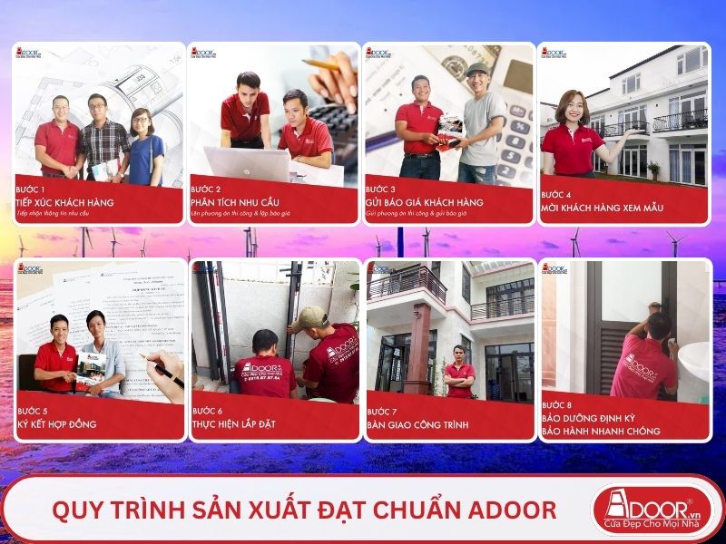 Quy trình Adoor phục vụ khách hàng tại Bạc Liêu