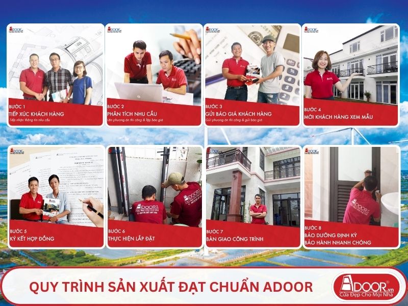 Quy trình Adoor phục vụ khách hàng tại Bạc Liêu