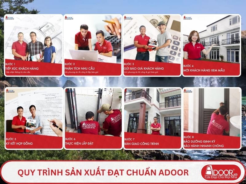 Quy trình Adoor phục vụ khách hàng tại Buôn Ma Thuột